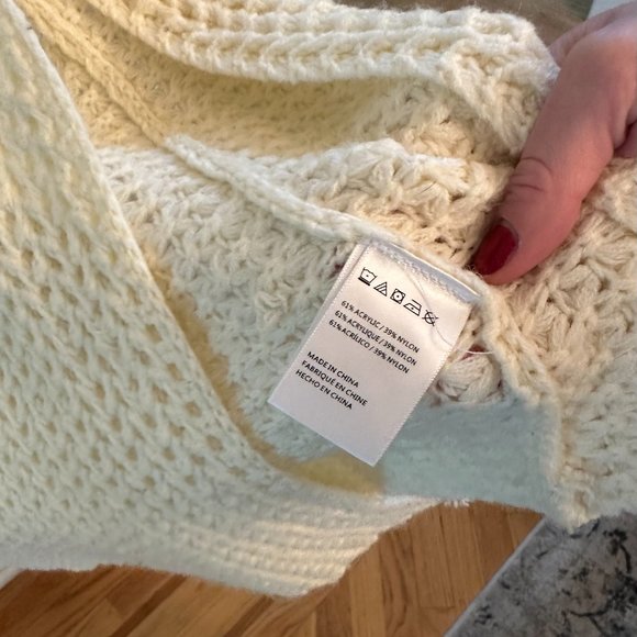 Cream Turtleneck Poncho, Anthropologie - Picture 7 of 7